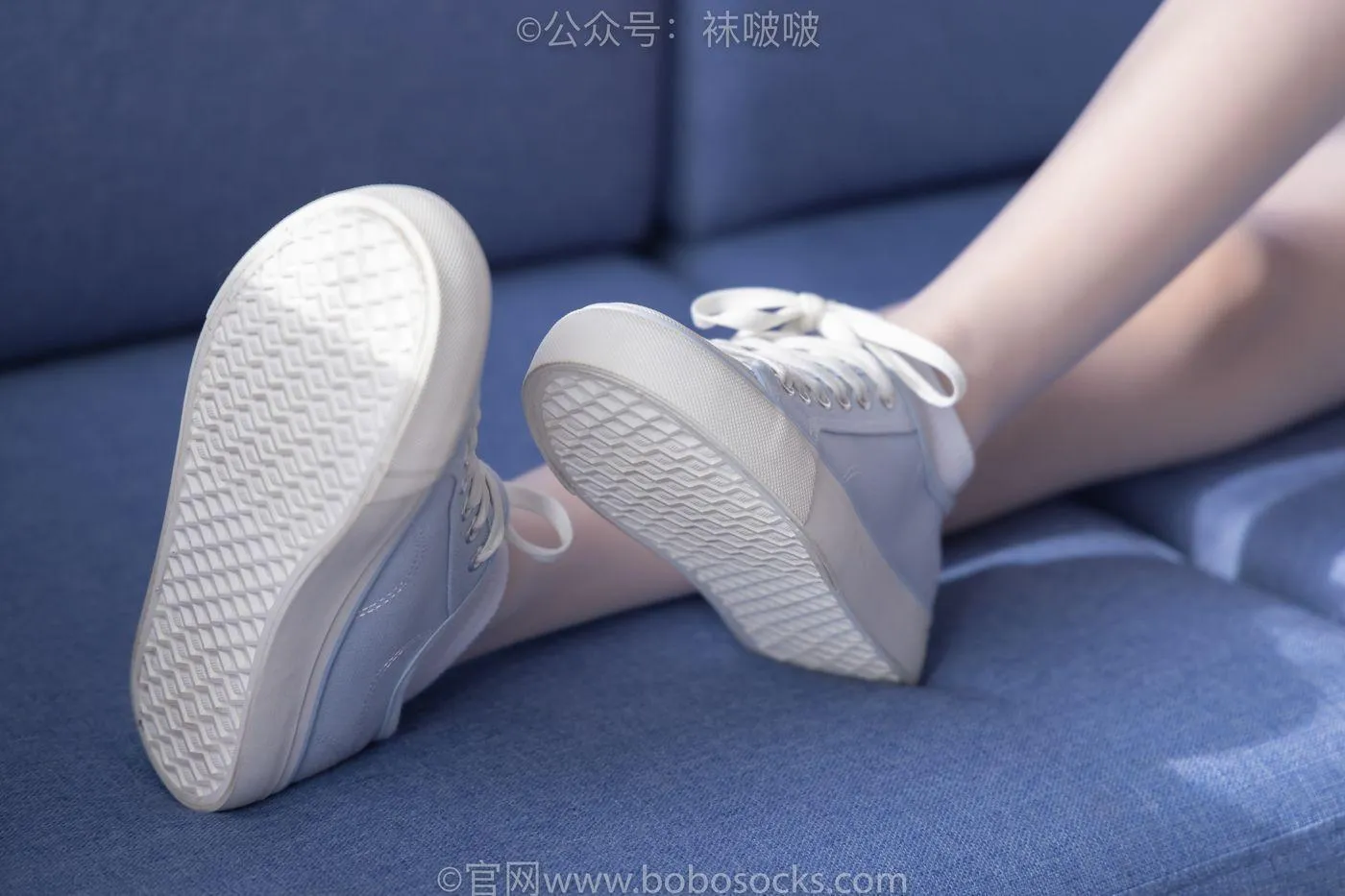[BoBoSocks袜啵啵]NO.037 稚予-帆布鞋、短白棉袜、白丝 [136P]插图1